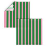 Green with Pink Stripes-Vertical