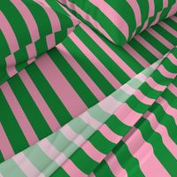 Green with Pink Stripes-Vertical