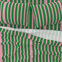 Green with Pink Stripes-Vertical