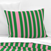 Green with Pink Stripes-Vertical