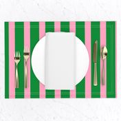 Green with Pink Stripes-Vertical