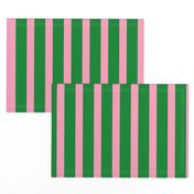 Green with Pink Stripes-Vertical