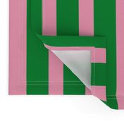 Green with Pink Stripes-Vertical