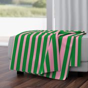 Green with Pink Stripes-Vertical