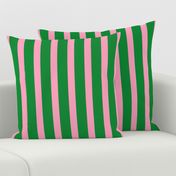 Green with Pink Stripes-Vertical