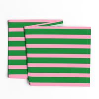 Green with Pink Stripes-Vertical