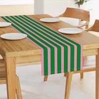 Green with Pink Stripes-Vertical