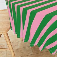 Green with Pink Stripes-Vertical