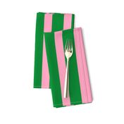 Green with Pink Stripes-Vertical