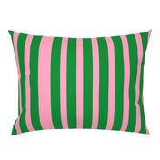 Green with Pink Stripes-Vertical