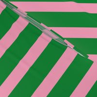 Green with Pink Stripes-Vertical