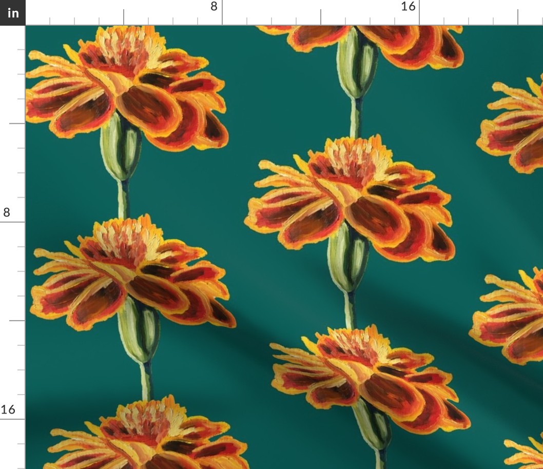 marigold painting emerald