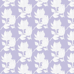 Blossom Lavender White