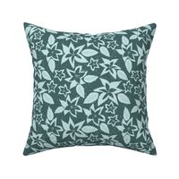 Green With Envy Floral Two-Tone