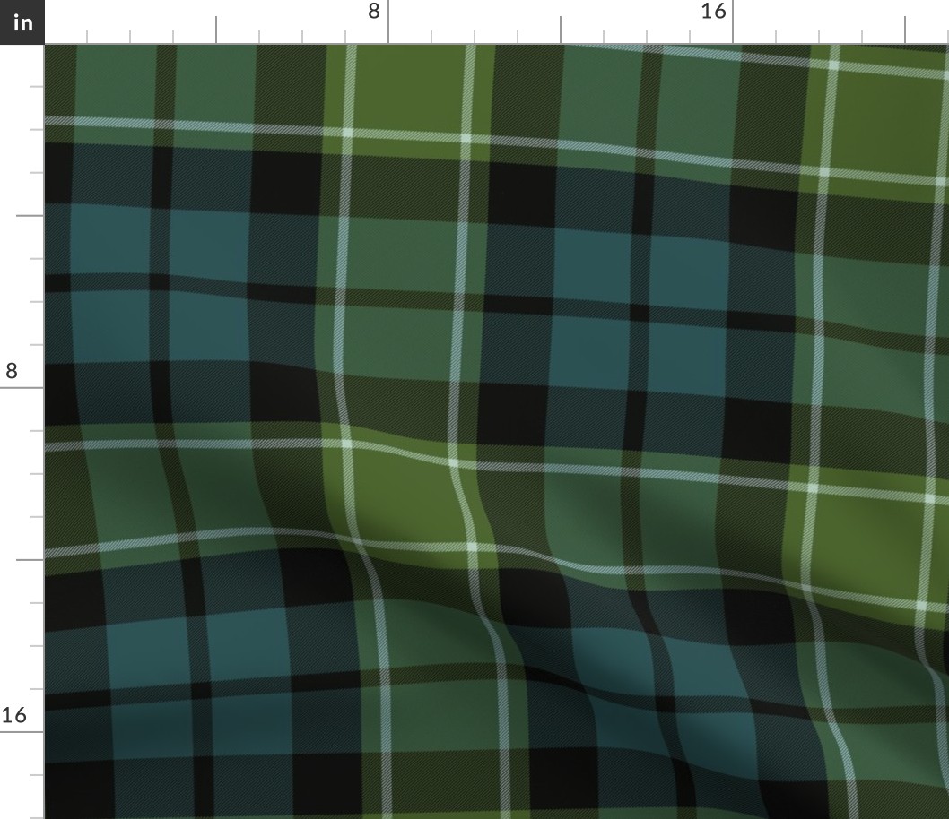 Graham / Graham of Montrose tartan, 10" muted