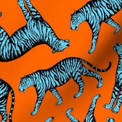 Tigers (Orange and Blue)