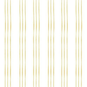 Undulating Stripes-Goldenrod On Wht-Small