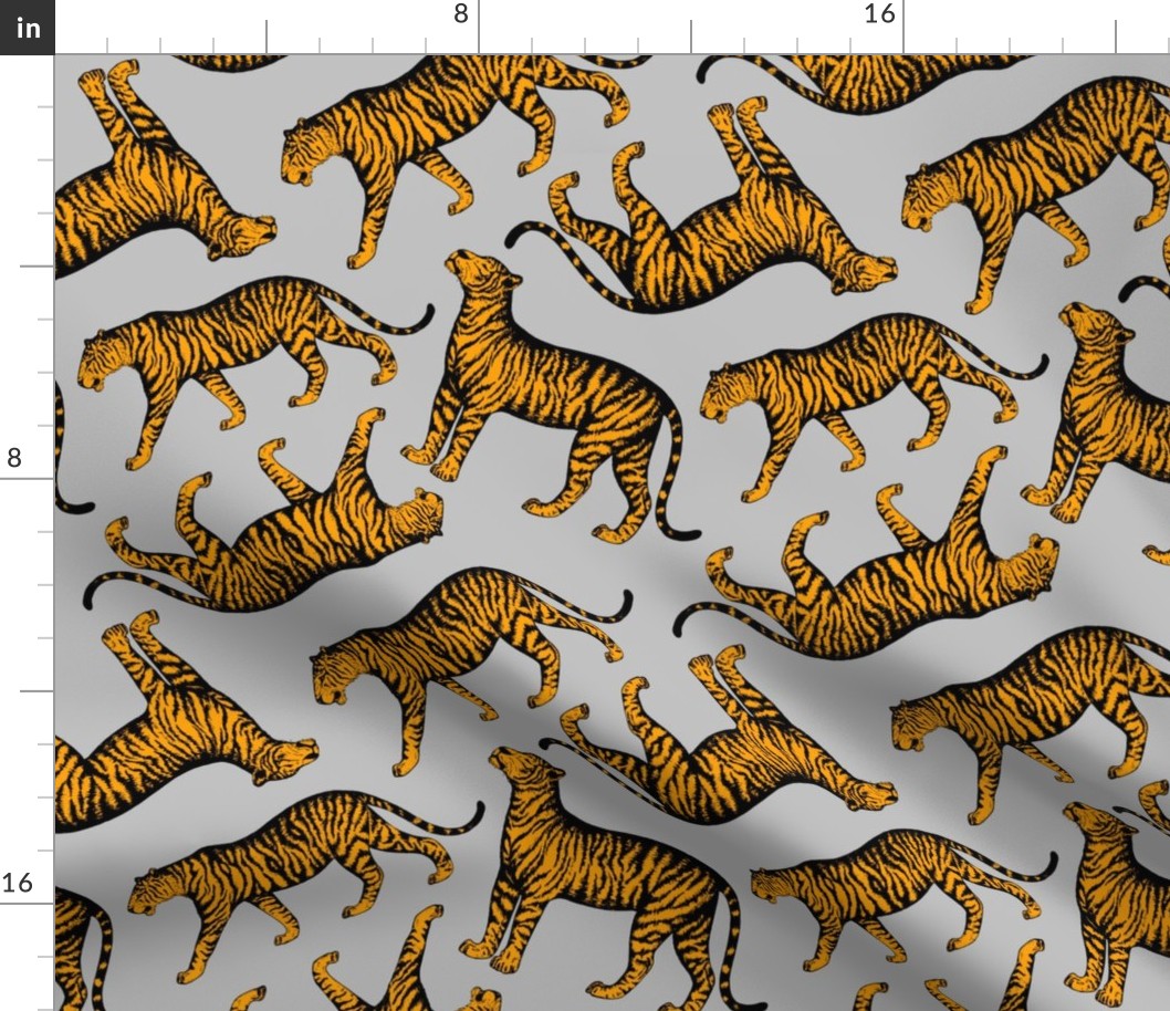 Tigers (Grey and Marigold)