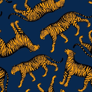 Tigers (Navy and Marigold)