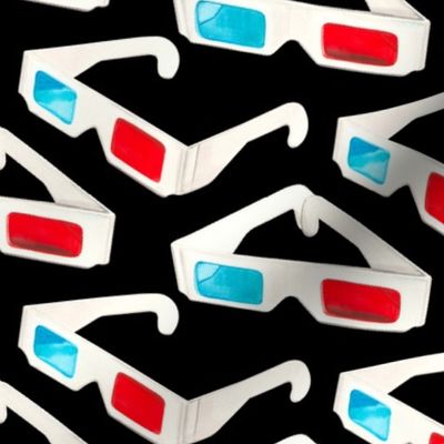 3D Glasses - Black