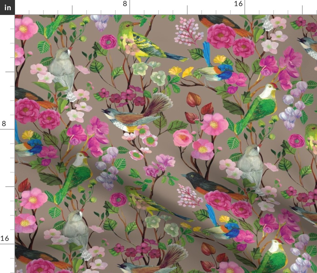 Birds and Blooms Chinoiserie {Doe} 030320