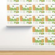 Periodic Table of Beer Styles Tea Towel