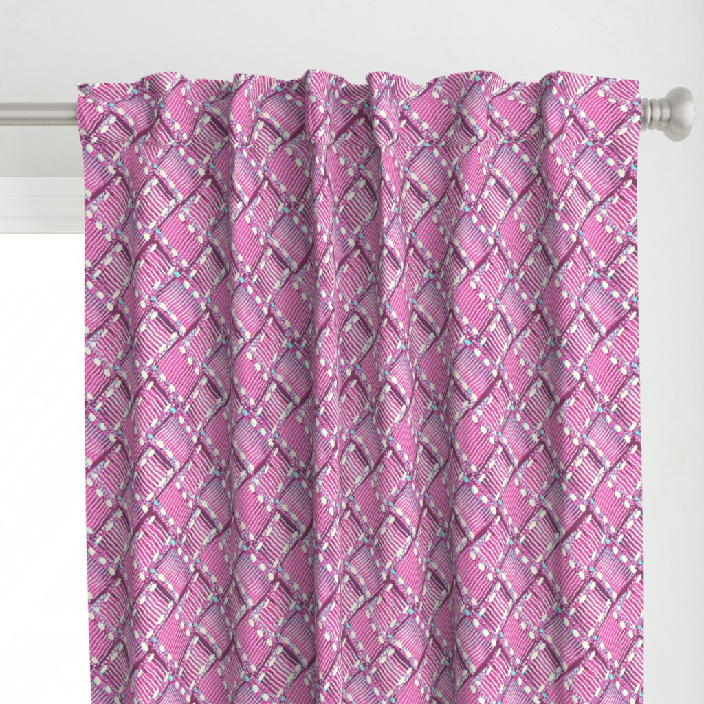 Ribbon weave - pink