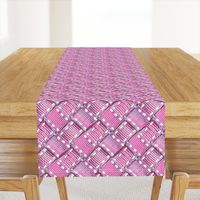 Ribbon weave - pink