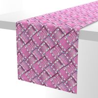 Ribbon weave - pink