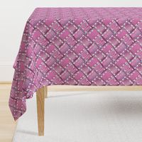 Ribbon weave - pink