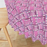 Ribbon weave - pink