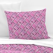 Ribbon weave - pink