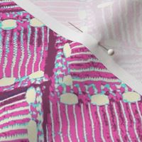 Ribbon weave - pink