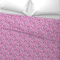 Ribbon weave - pink