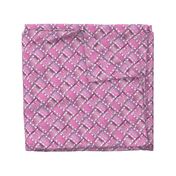 Ribbon weave - pink