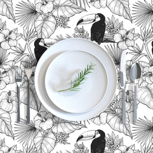 Toucan garden toile