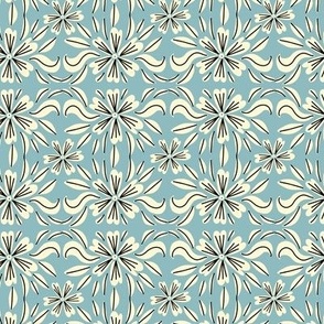 Teacup floral light blue