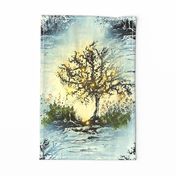 Wall hanging Illuminated Tree 