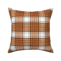 Fall Plaid Burnt Orange & Brown