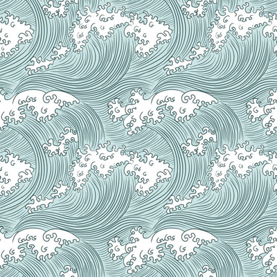 Japanese Wave Wallpaper  FEATHR  Waves wallpaper Cute wallpaper  backgrounds Soft wallpaper