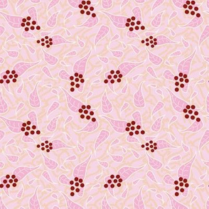 pink berries by rysunki_malunki