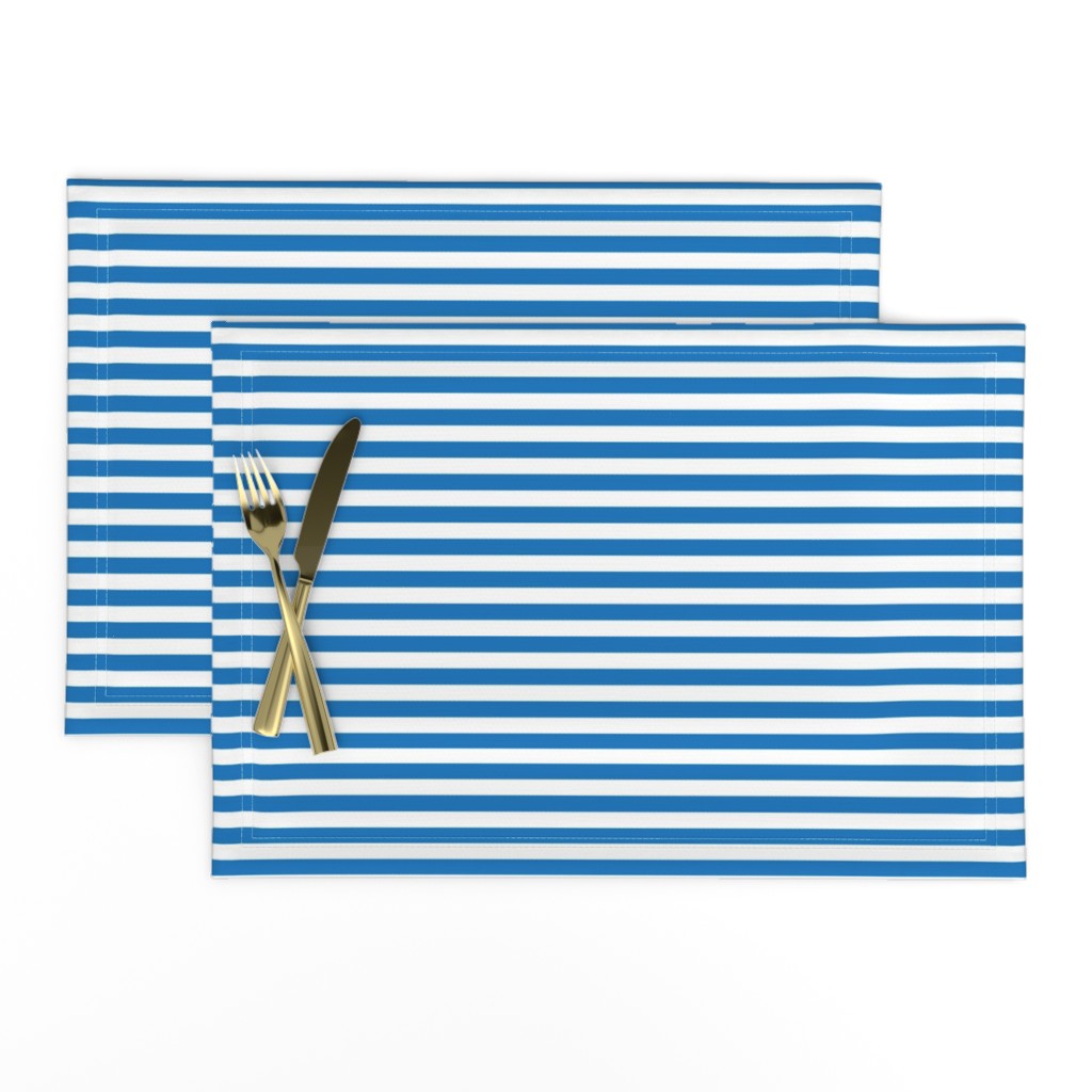 Bright Blue Stripes