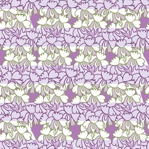 stripes of violet plants by rysunki_malunki