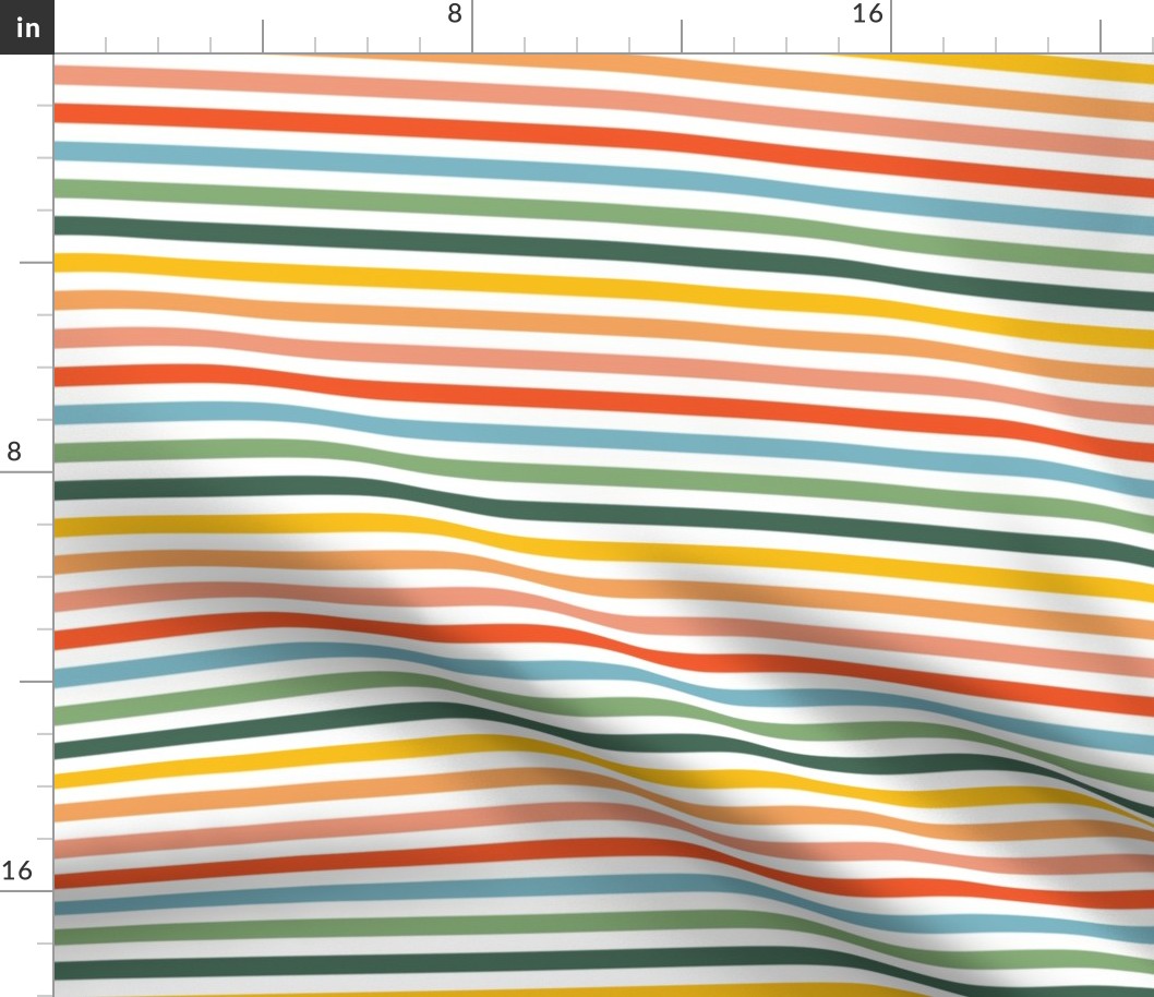 Rainbow Stripes - XS