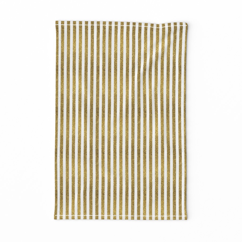 Gold Glitter Stripes, Vertical