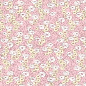 Nineties pastel flowers pink-01