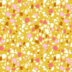 terrazzo - mustard