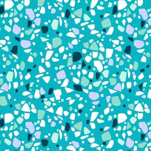 terrazzo - teal