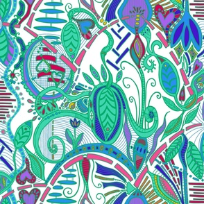 joyful botanical abundance wild colors 1 (white background)