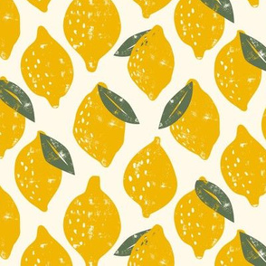 (med scale) lemons - summer citrus - yellow OG - LAD20